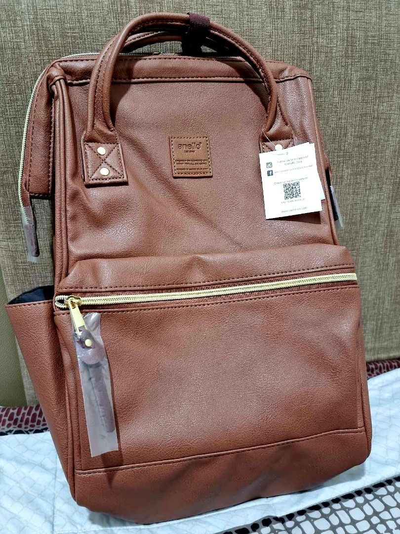 Original Brown Large Anello Backpack on Carousell