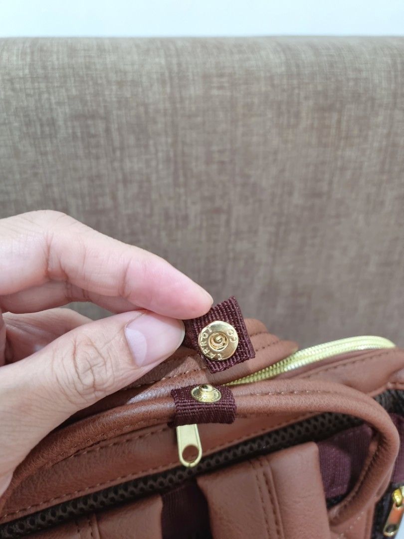 Original Brown Large Anello Backpack on Carousell