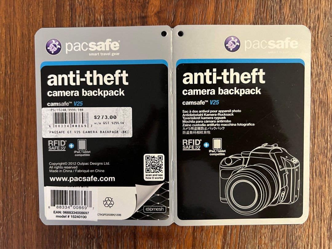 Pacsafe v25 online