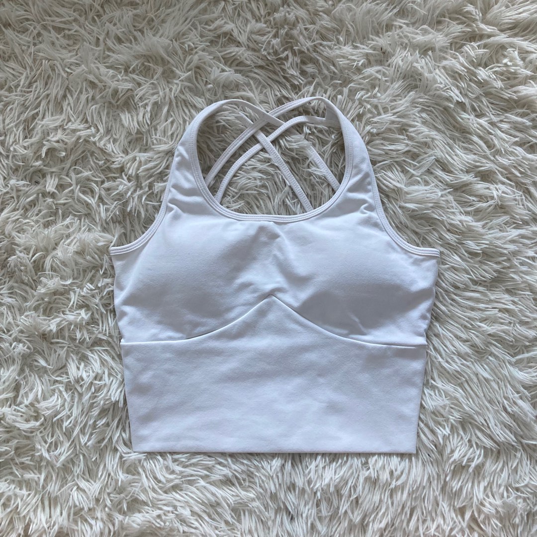 Padded Workout Top, Women's Fashion, Activewear on Carousell