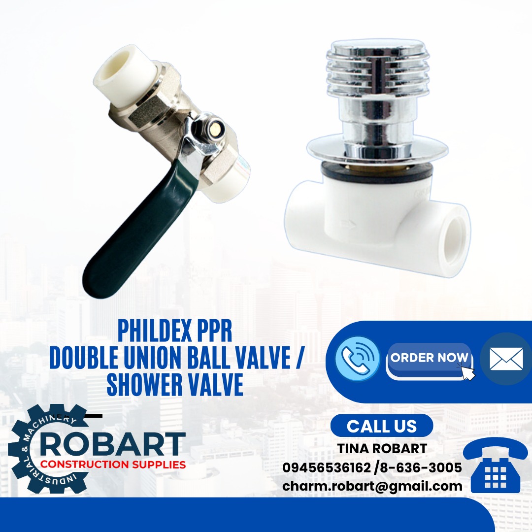 Phildex PPR Double Union Ball Valve/ Shower Valve on Carousell
