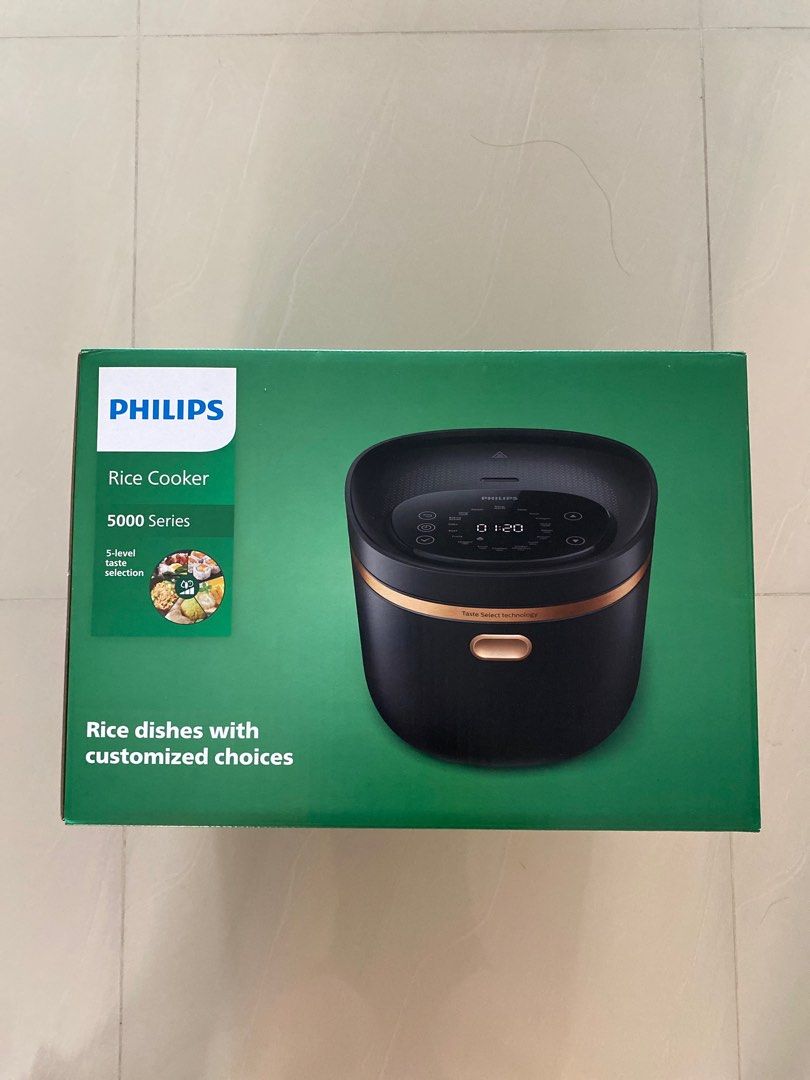 Philips Digital Rice Cooker 5000 Series 1.5L HD4539/62, TV & Home
