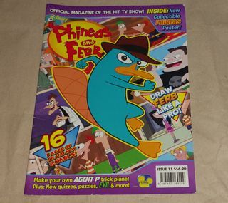 Phineas And Ferb Issue #11 Collectible Official Magazine Of The TV Show  Mag Collection