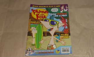 Phineas And Ferb Issue #9 Collectible Official Magazine Of The TV Show Mag Collection