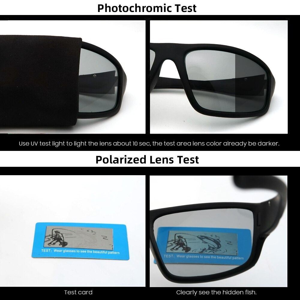 Photochromic Bicycle Sunglasses Silver Lens Mens Women Sports Sun