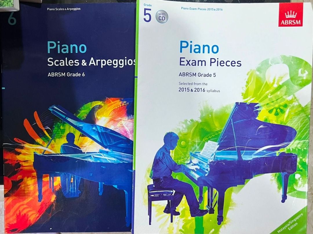 piano abrsm specimen grade 5-6 scales / sight reading / exam pieces ...