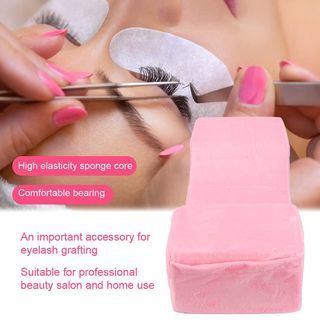 Pink Ergonomic Lash Pillow Eyelash Extensions Lash Extensions Spa Facial Massage Eyebrow Beauty Salon Pillow Support