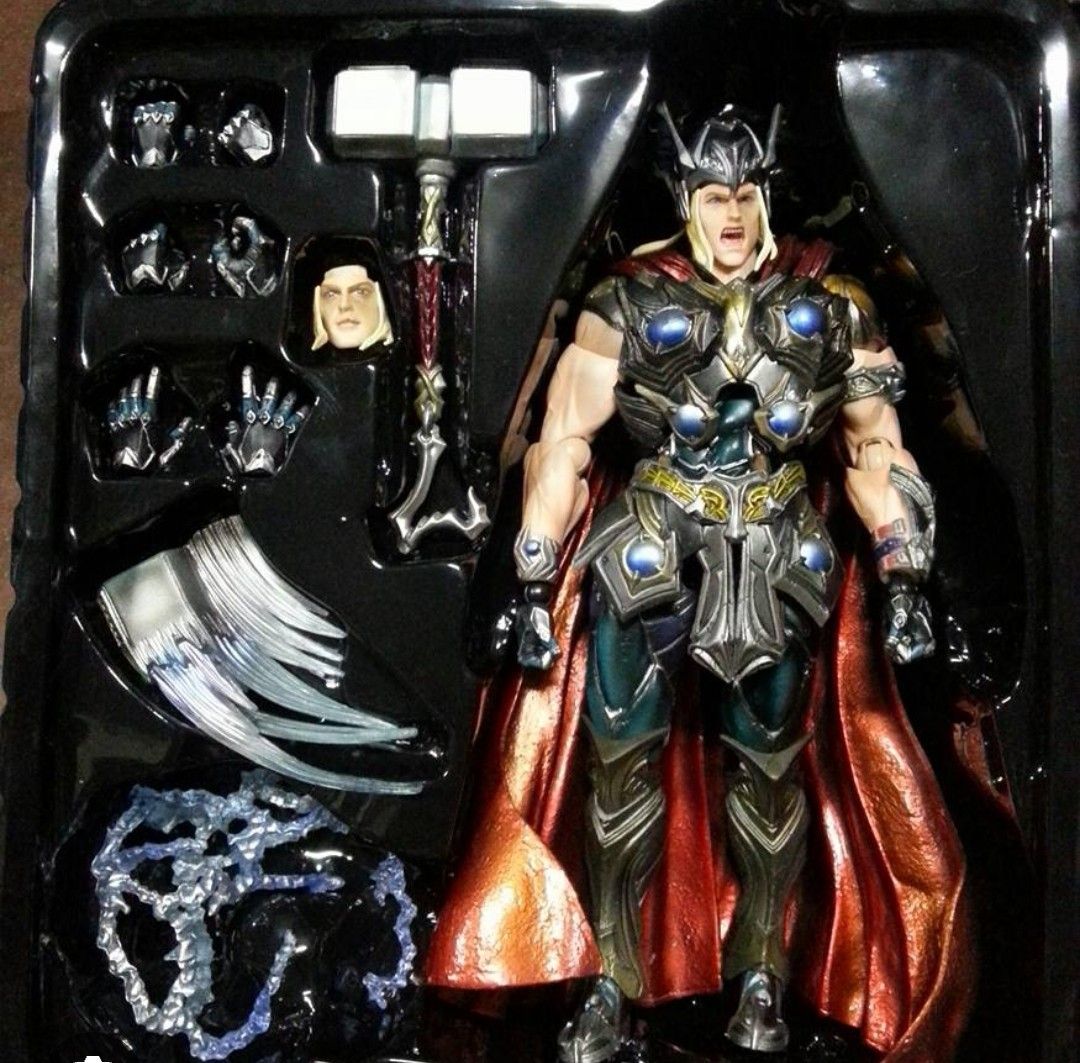 Play Arts Kai PAK Marvel Mighty Thor Hobbies Toys Toys Games