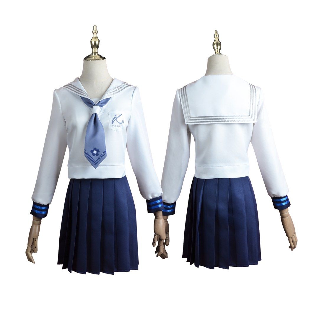 Sailor Seifuku Cropped Costume + Wig