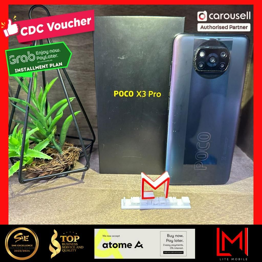 Poco X3 Pro Phantom Black 256GB, Mobile Phones & Gadgets, Mobile Phones ...
