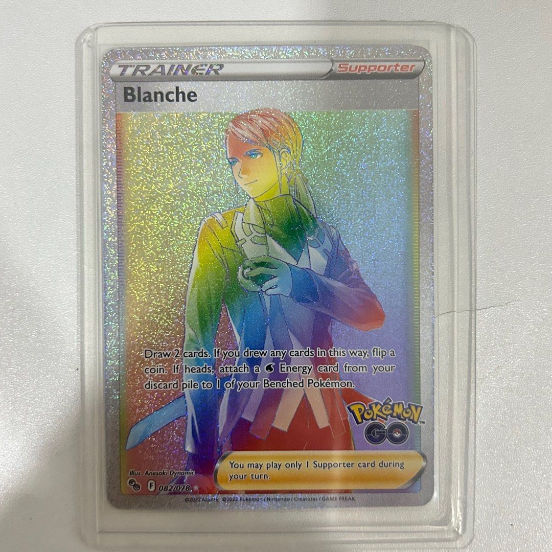Pokémon GO TCG Blanche 082/078 Rainbow Full Art Rare
