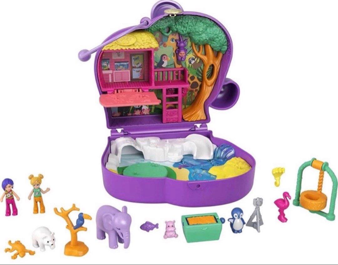 Polly Pocket Compact Playset Elephant Adventure with 2 Micro