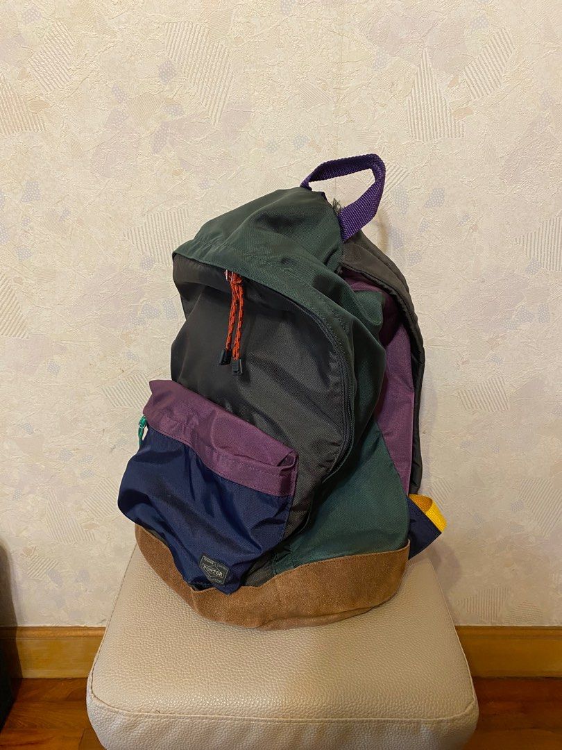 Porter x Kolor backpack 背囊, 男裝, 袋, 背包- Carousell