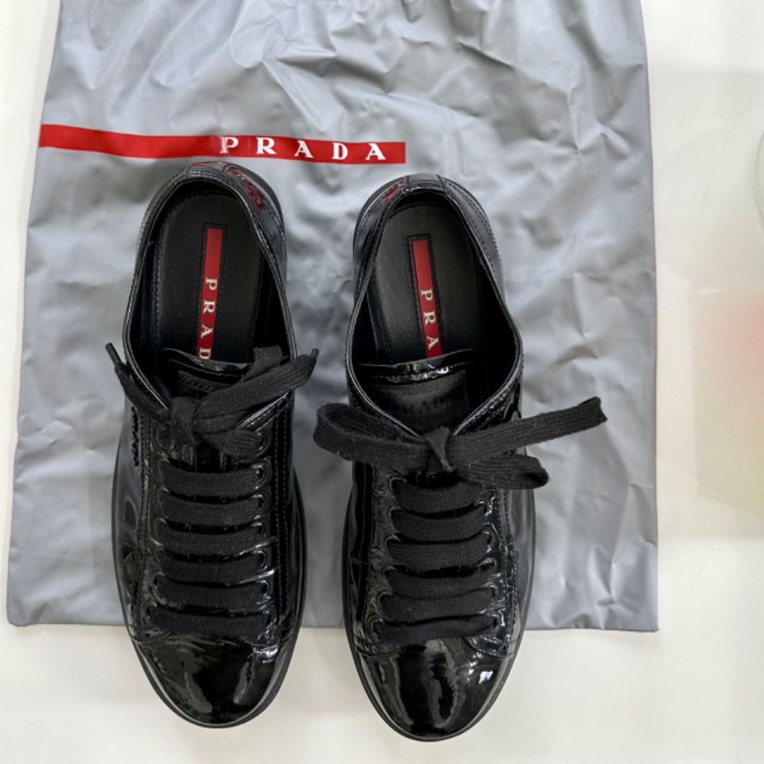 Prada patent leather sales