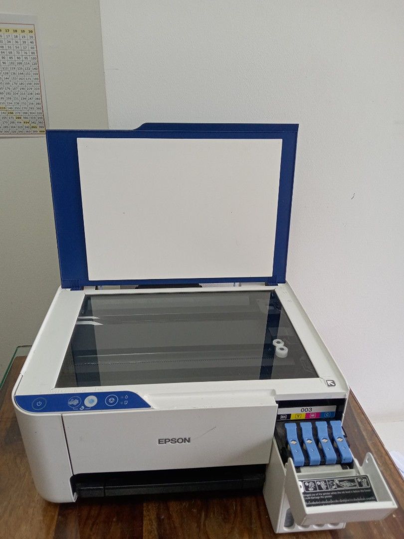 Printer Computer Blue Printer, Computers & Tech, Printers, Scanners & Copiers on Carousell