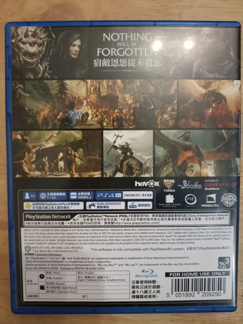 Psn shadow of war deals