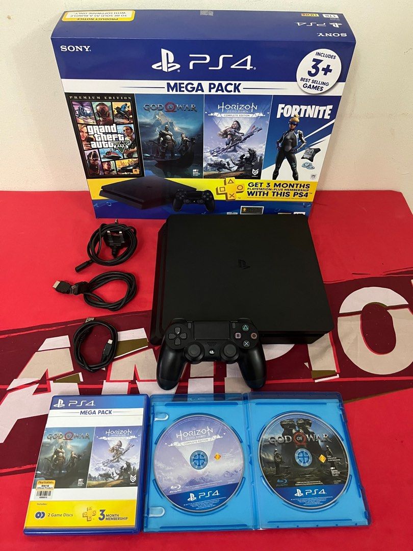 Ps4 Slim 1TB megapack Video Gaming Video Game Consoles