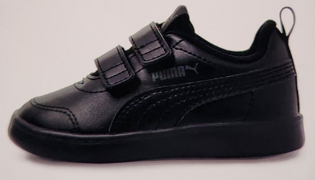 Puma kids hotsell black shoes