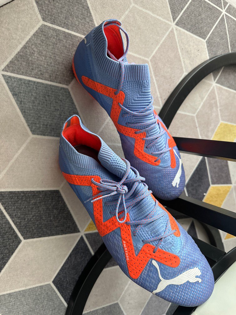 Puma boots supercharge pack future low purple orange size us 10 uk