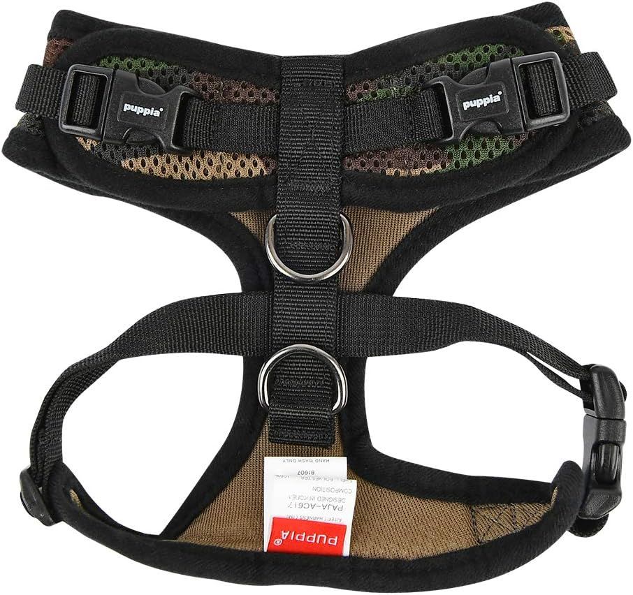 Puppia Authentic Puppia Ritefit Harness With Adjustable Neck Camo