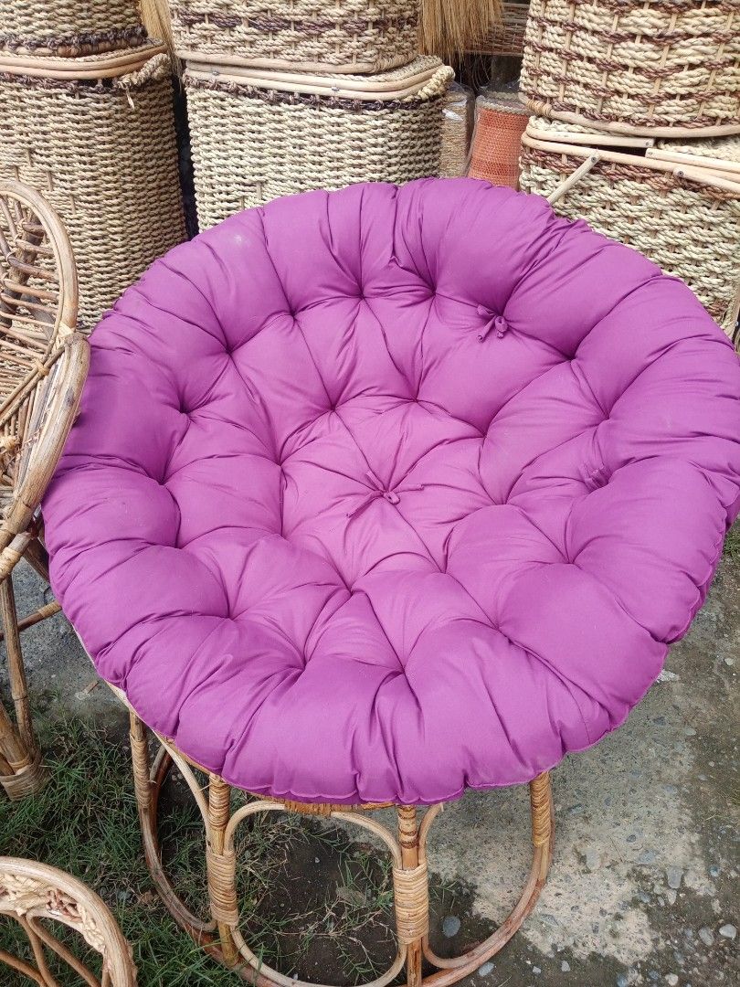 Purple best sale papasan chair