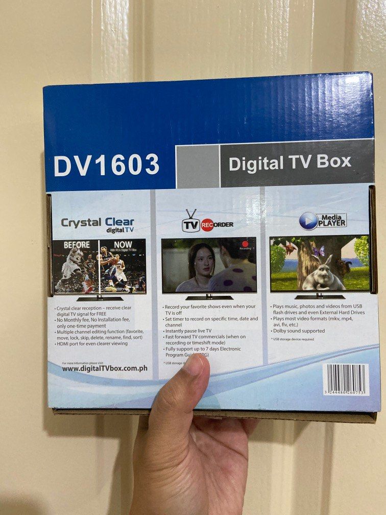 RCA Digital Box TV Receiver (Category: TV Parts & Accessories) located in Quezon City. Submitted by declutterprince (Listing ID 1249911516, Image 3). Description: RCA Digital Box TV Receiver (RUSH) Moving Out.