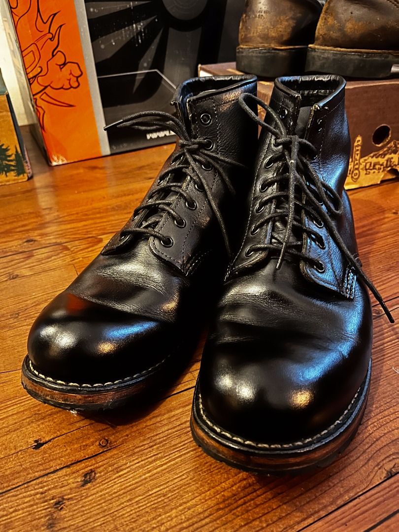 Red wing Beckman 9014 Black (US9.5, 42號鞋岩著), 名牌, 鞋及波鞋