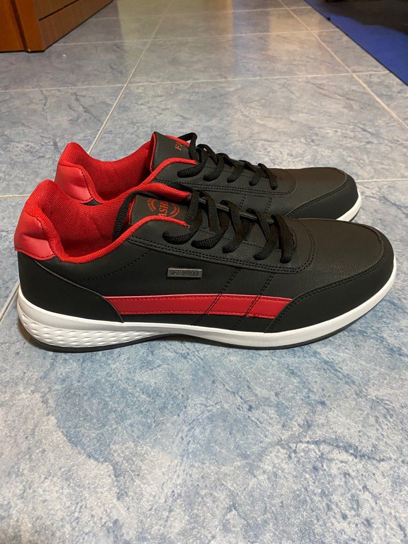 Red Black Sneakers