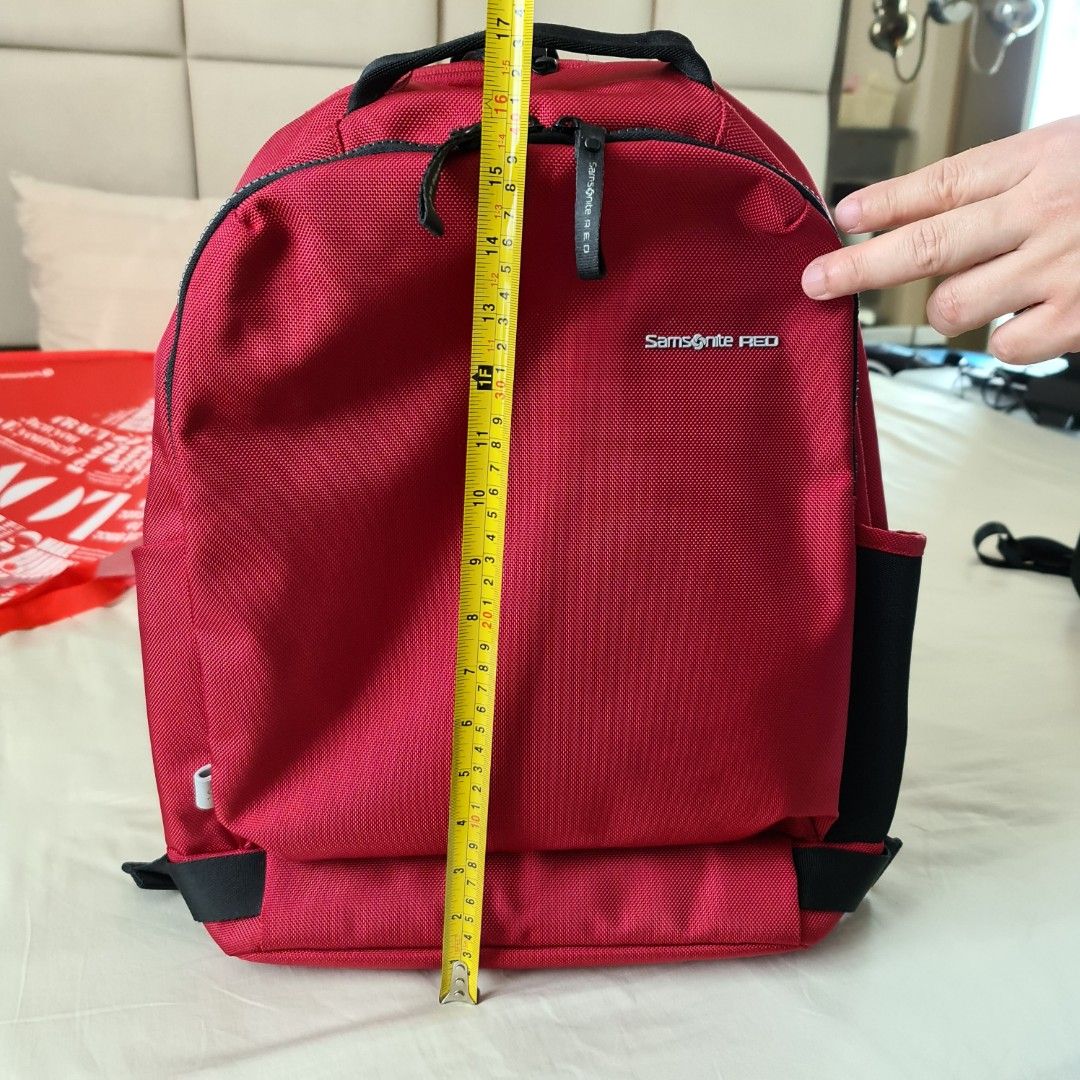 Samsonite red best sale clovel backpack