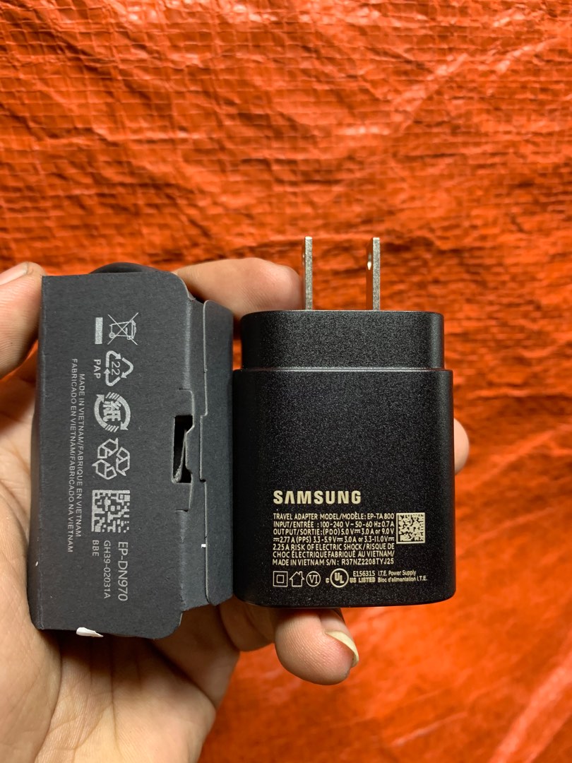 SAMSUNG 25WATTS SUPER FAST CHARGER ORIGINAL, Mobile Phones & Gadgets, Mobile & Gadget ...