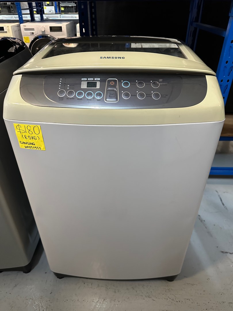 Samsung 8.5kg Top Load Washing Machine WA85F5S3 Condition 7/10 180