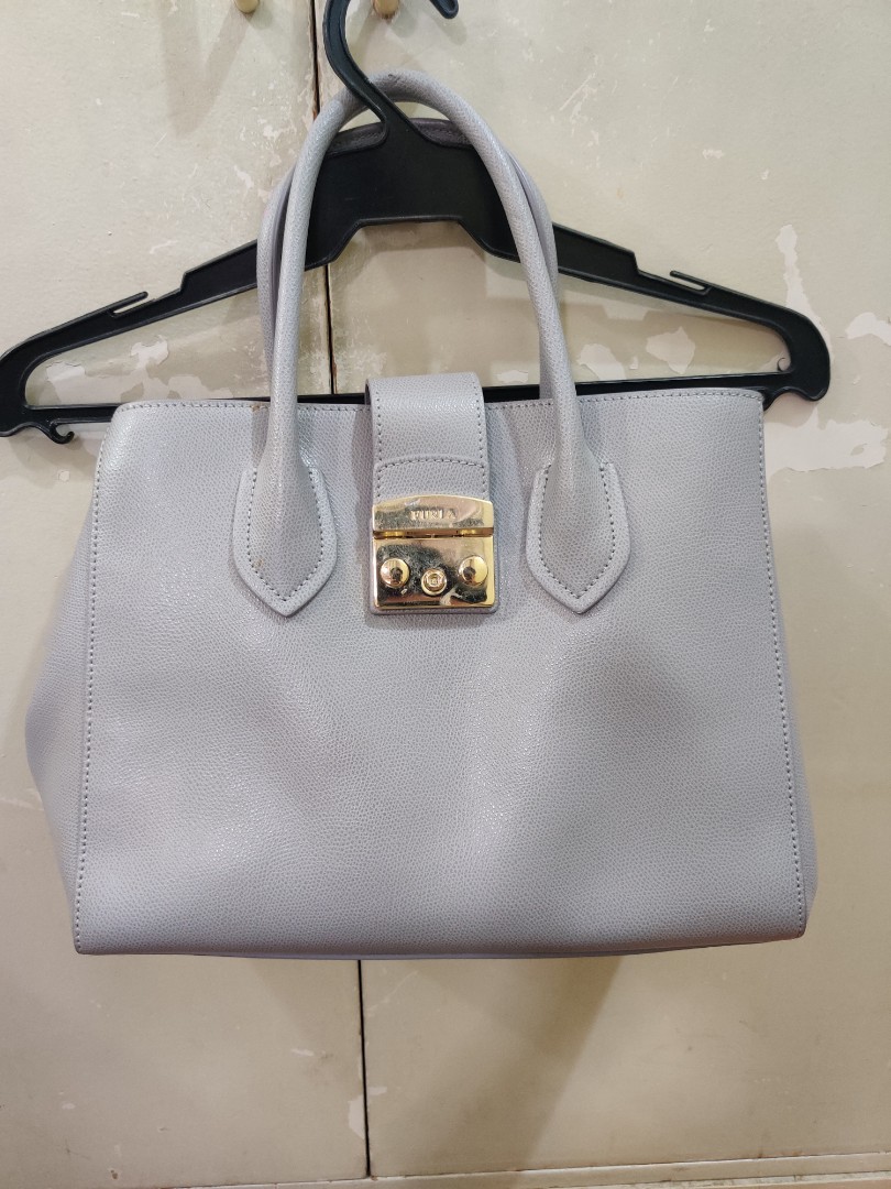 Original Gray Furla Bag, Luxury, Bags & Wallets on Carousell