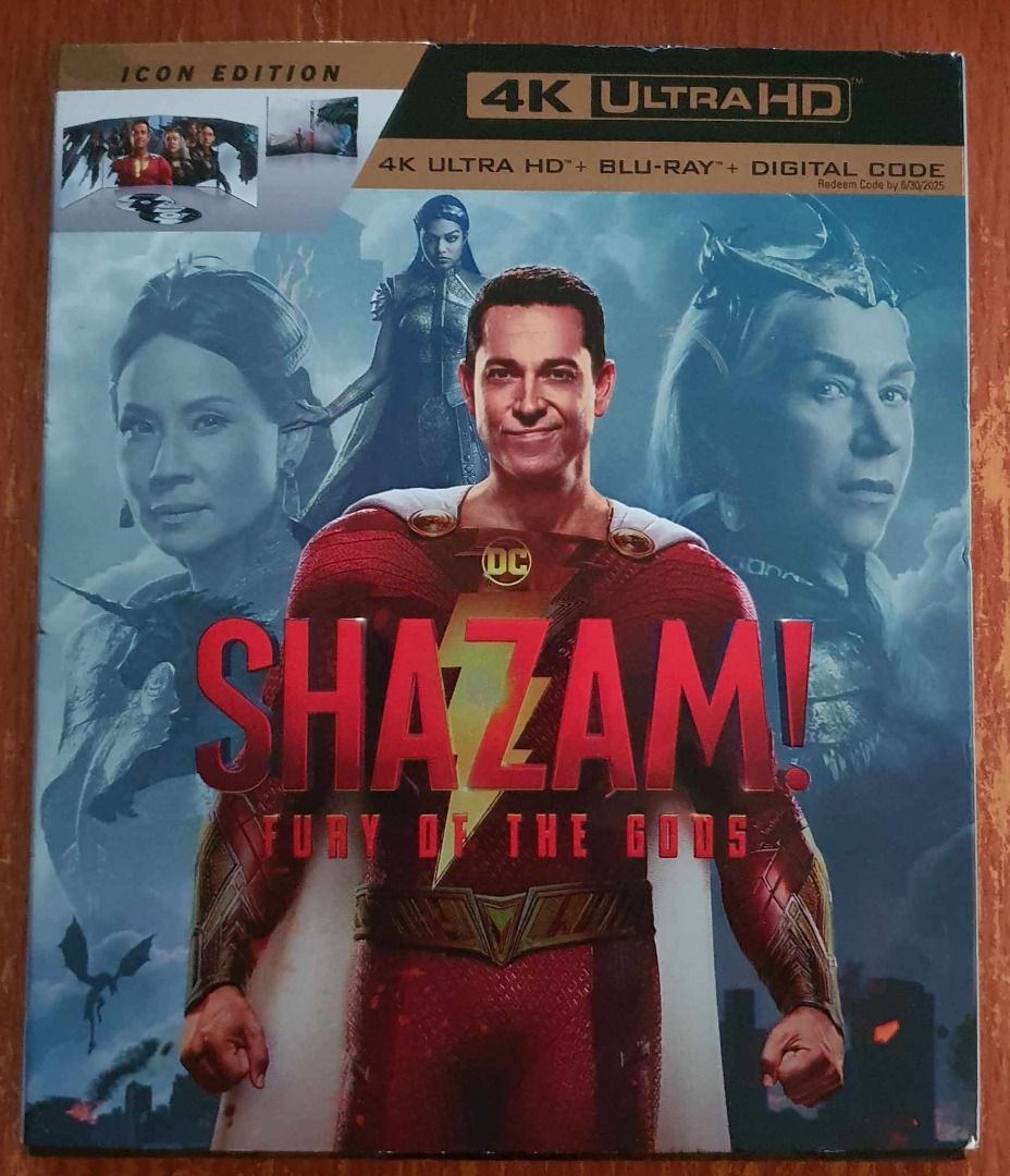 Shazam! Fury of the Gods 4K Blu-ray (4K Ultra HD + Blu-ray +