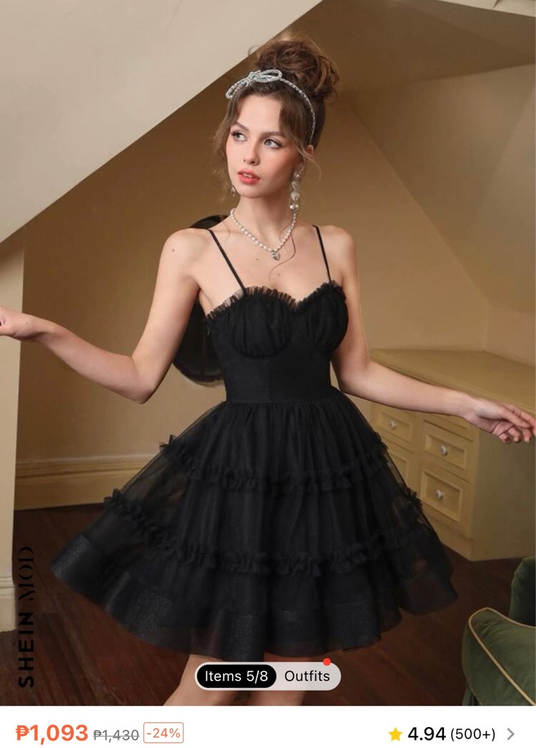 Shein little black dress deals