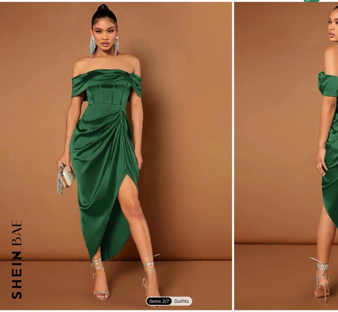 SHEIN, Dresses, Green Shein Formal Dress