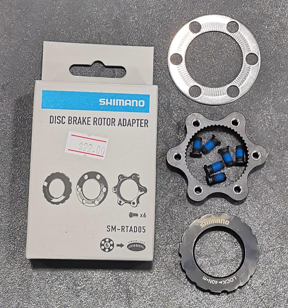 Shimano RTAD05 Disc Brake Rotor Adapter, Sports Equipment, Bicycles ...
