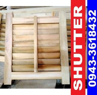 Shutter Movable Louver Wooden Window
