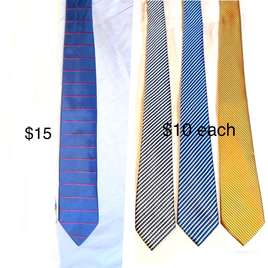 Silk ties, Men's Fashion, Watches & Accessories, Ties on Carousell
