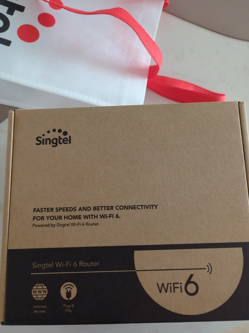 Singtel WiFi 6 router RT5703w, Computers & Tech, Parts & Accessories ...