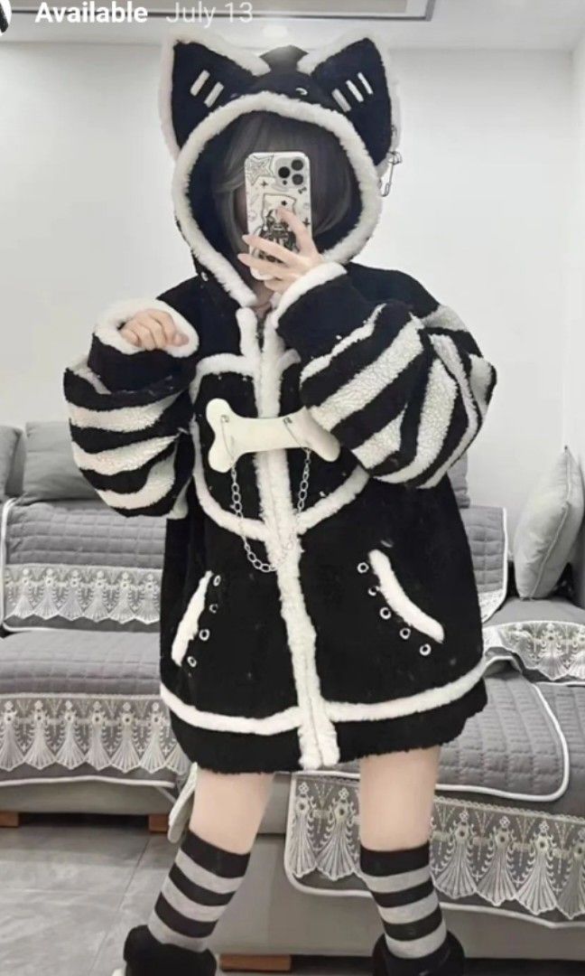 Jacket with cat on sale ears