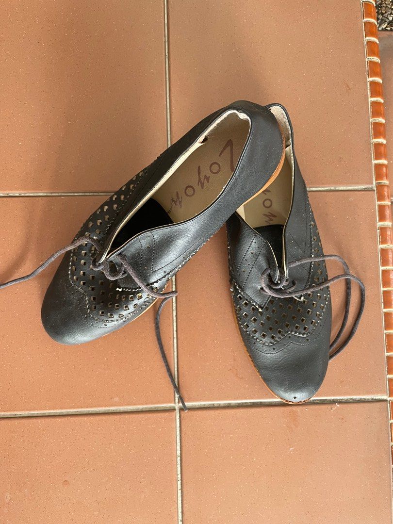 All black sales oxfords womens