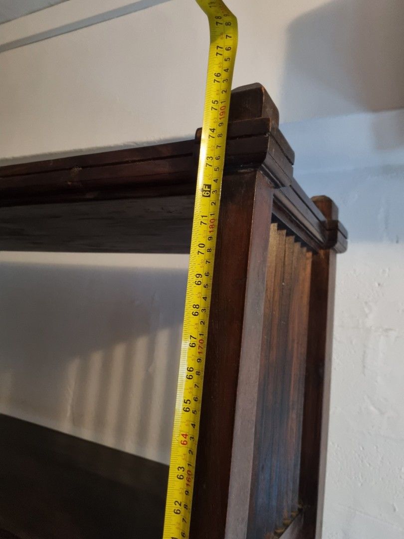 Solid wood Display Shelves with drawers, Furniture & Home Living