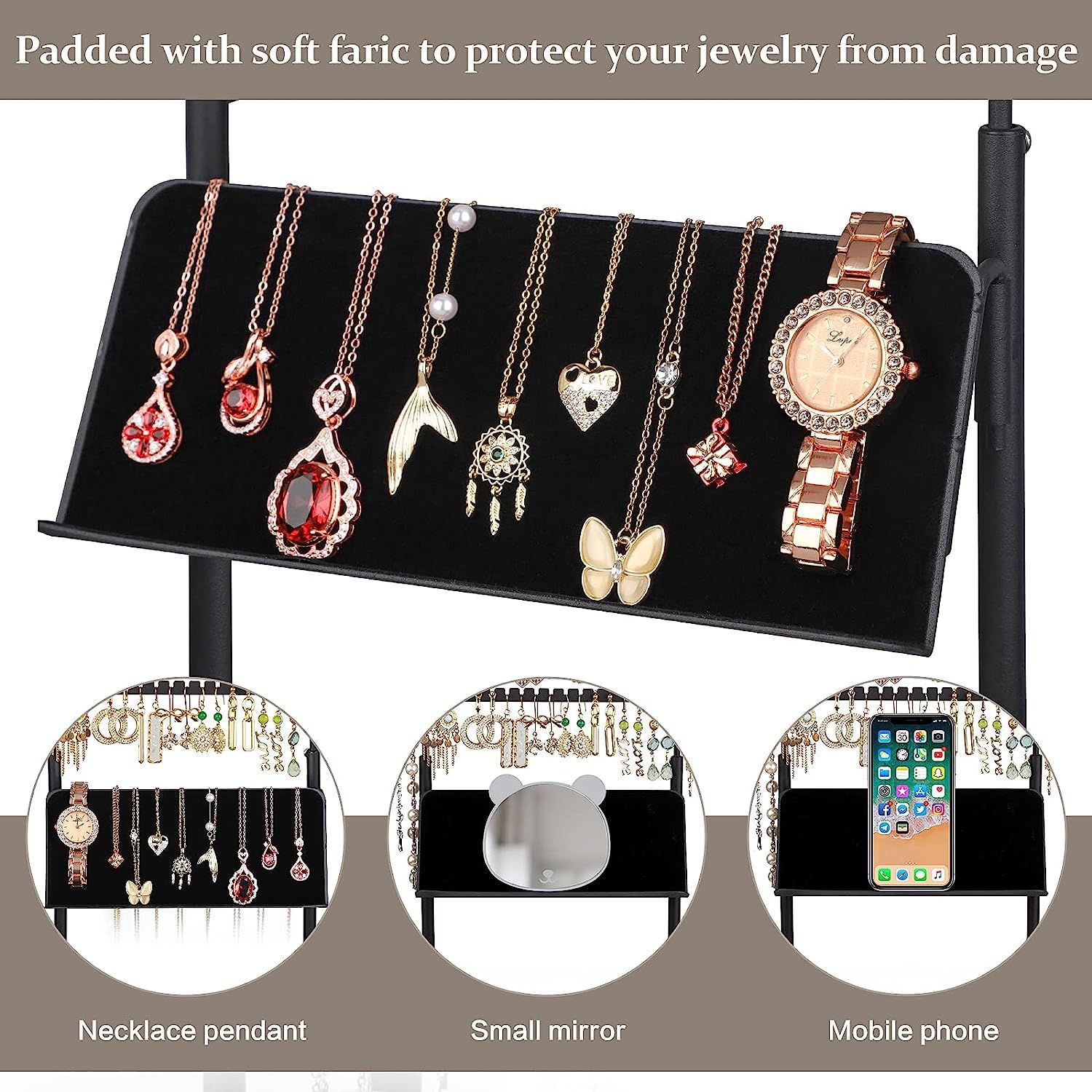 Girls on sale necklace stand