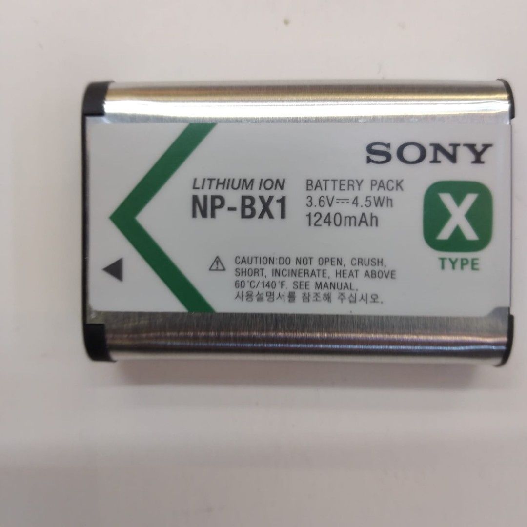 Sony NP-BX1 Battery, 攝影器材, 攝影配件, 電池及充電器 - Carousell