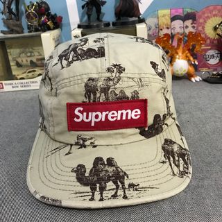 Supreme camel shop camp cap