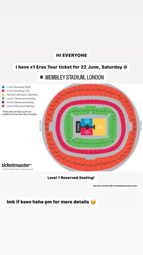 Taylor Swift Eras Tour 2024, Tickets & Vouchers, Event Tickets on Carousell