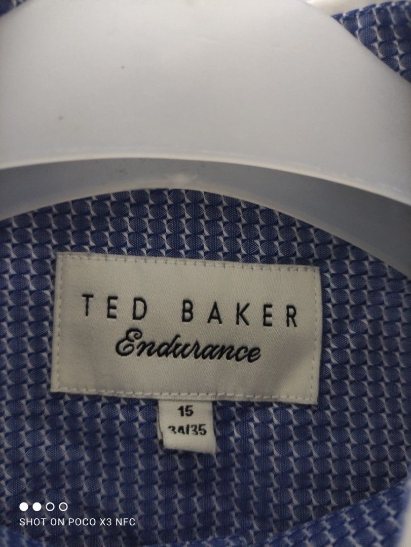 Ted Bakers Kemeja Putih, Fesyen Pria, Pakaian , Atasan di Carousell