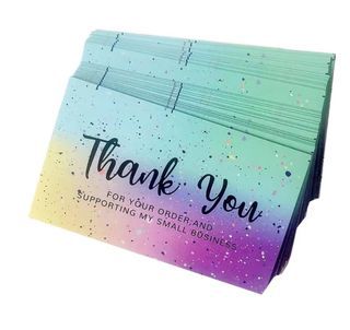 Thank You Cards For All Occasions 8.89 X 5.33 Cm Pack Of 50