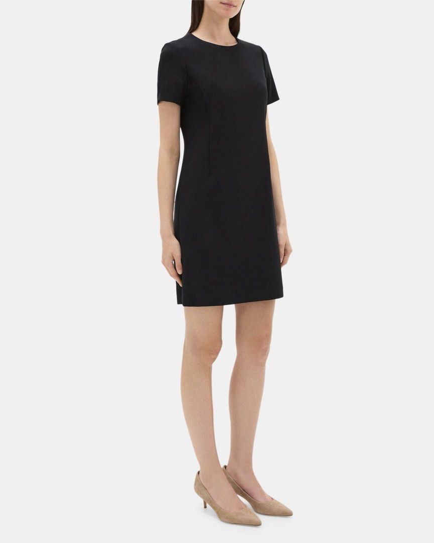 Theory cap sleeve dress top