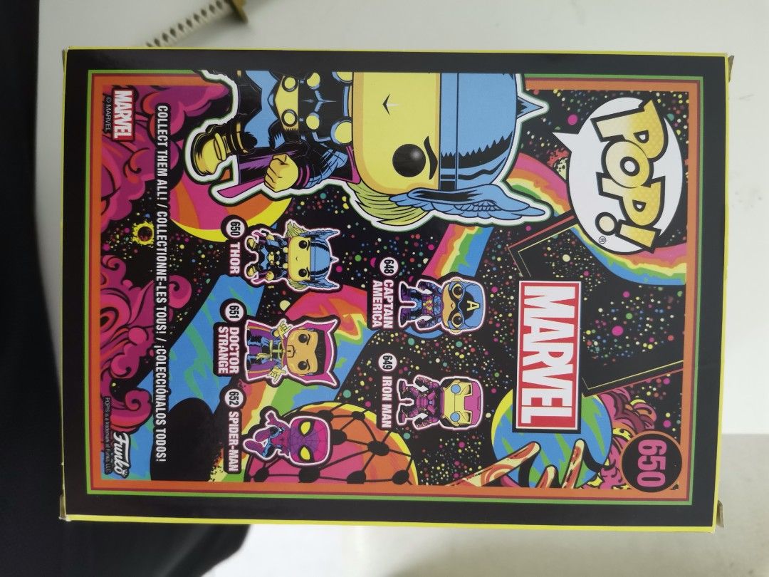 FUNKO POP! Capitán América 648 - Black Light - Marvel FUNKO POP! Capitán América 648 - Black Light - Marvel